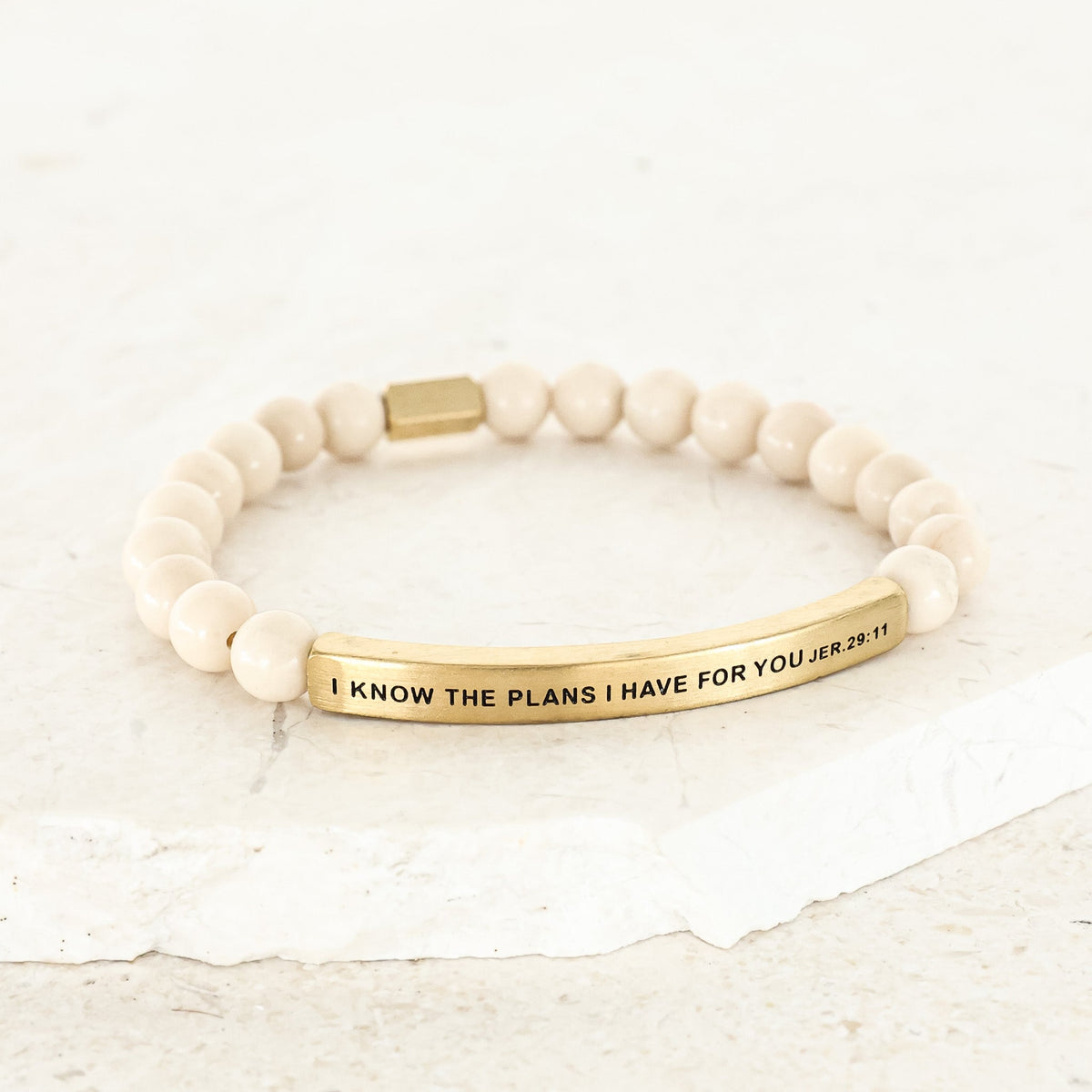 engraved message bracelet