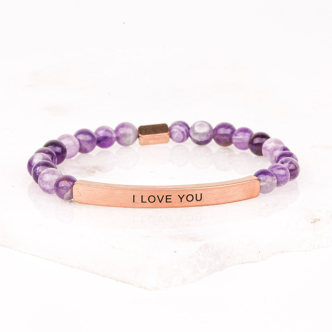 beaded engraved bracelet gift for valentines day