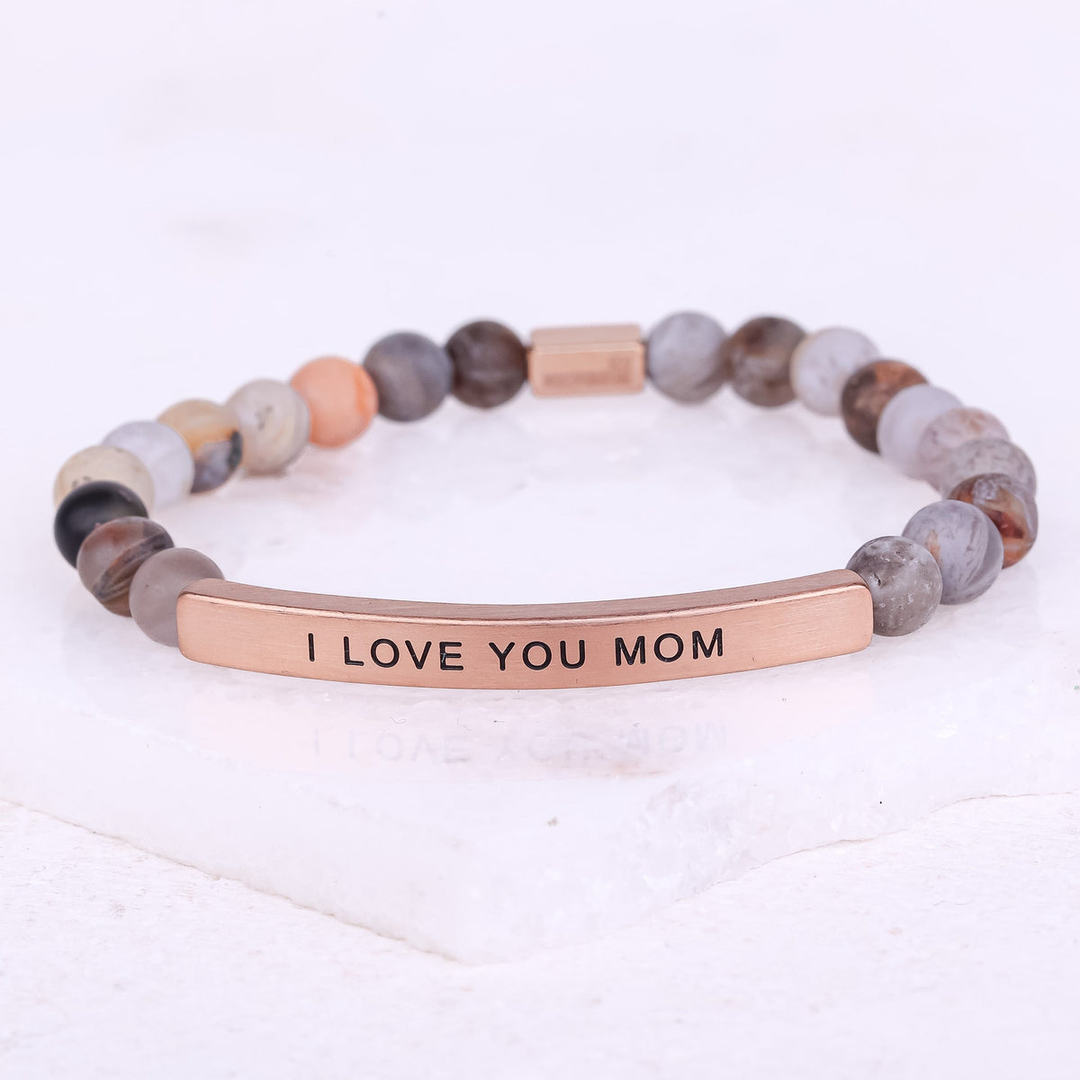 engraved message bracelet