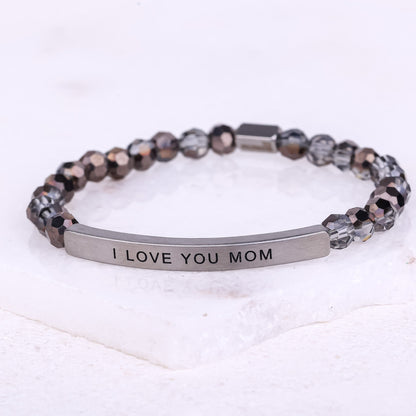 crystal gemstone bracelet made in usa