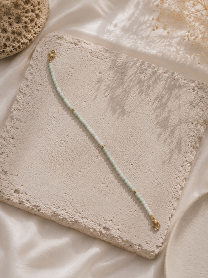 HAT BAND - JADE EARTH STONE