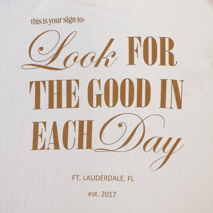 LOOK FOR THE GOOD MID - CROP TEE