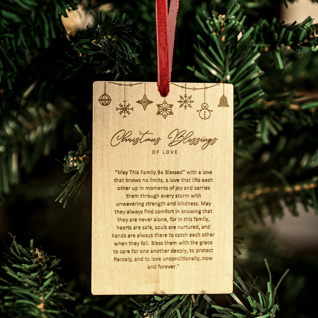 Blessing of Love- Christmas Blessings Ornament