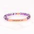 LOVE OF MY LIFE bracelet with natural gemstone beads