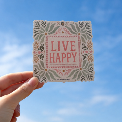STICKER - LIVE HAPPY