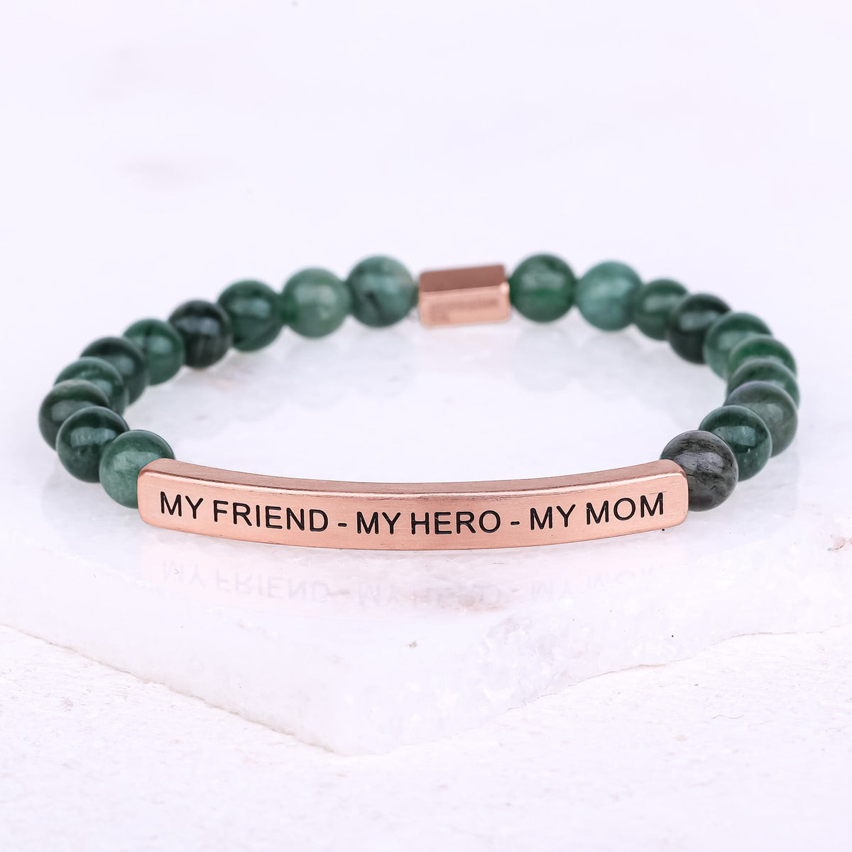 Meaningful mom bracelet celebrating the bond between mother and child