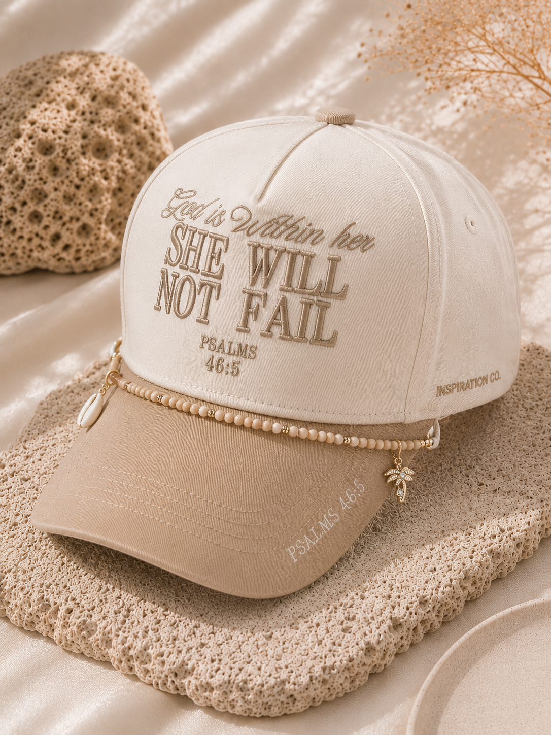 HAT BAND - MATTE JASPER EARTH STONE