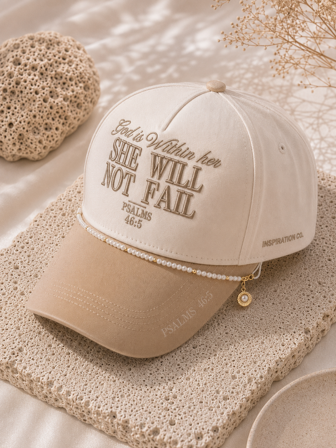 HAT BAND - MOTHER OF PEARL EARTH STONE