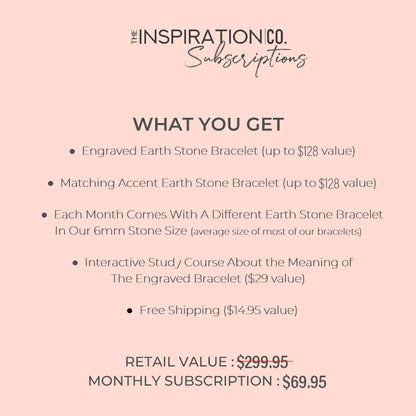 Bloom Bracelet Box - Monthly Subscription Box
