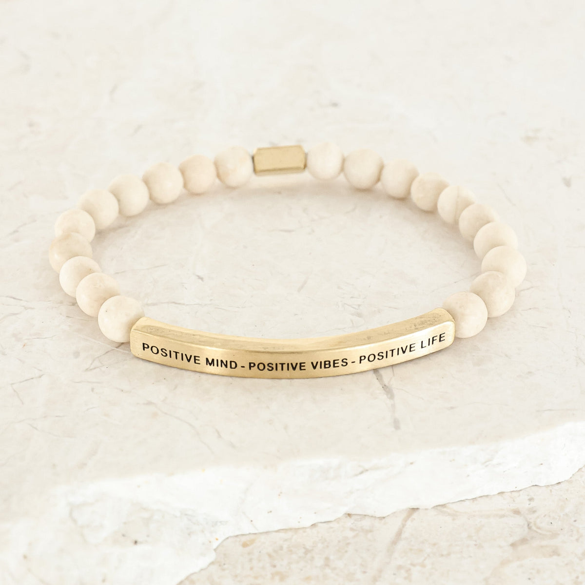 Uplifting beaded bracelet