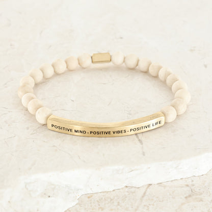 Uplifting beaded bracelet