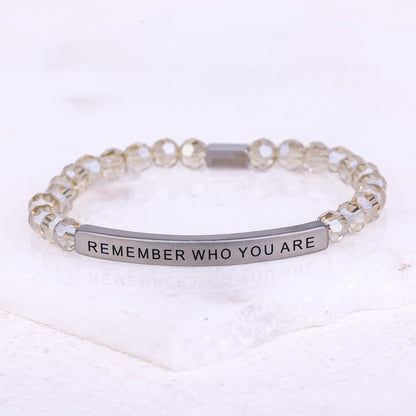 Meaningful beaded bracelet