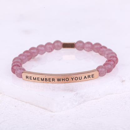 Meaningful beaded bracelet celebrating confidence, self-worth, and inner strength