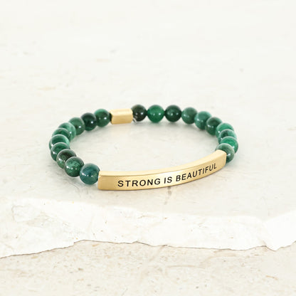  Inspirational gemstone bracelet 