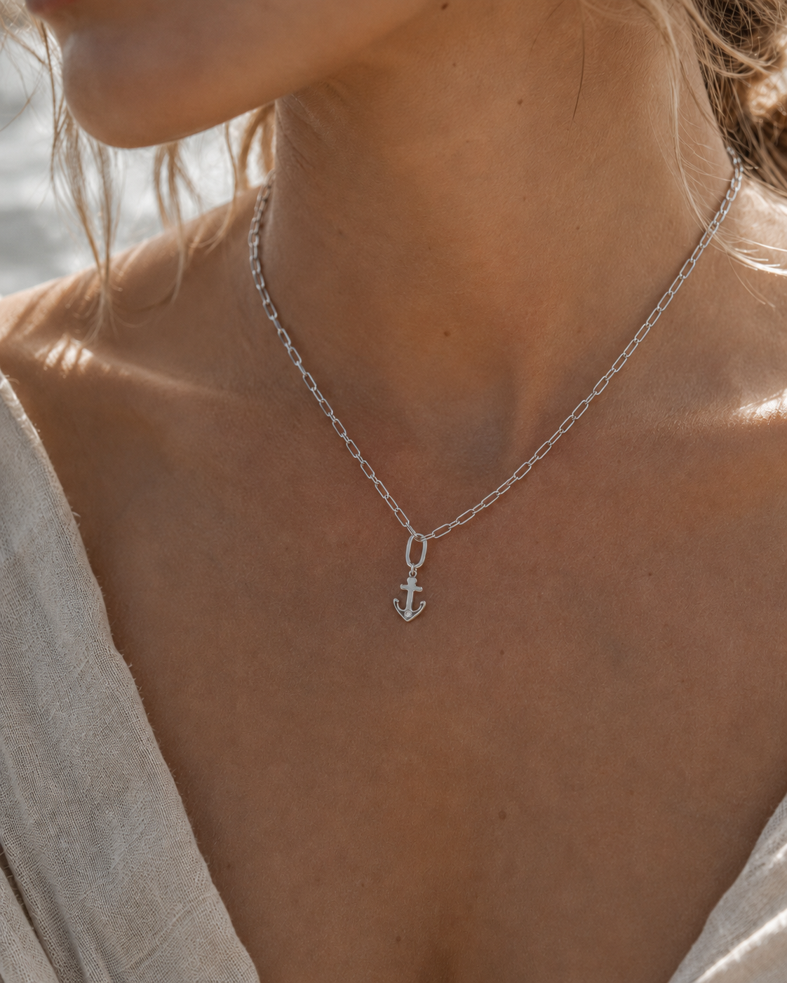 PAPERCLIP CHAIN NECKLACE
