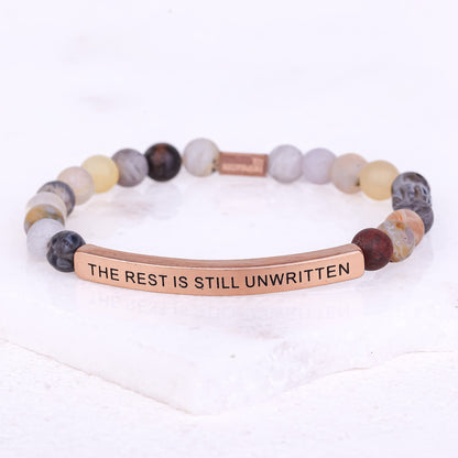 engraved message bracelet 