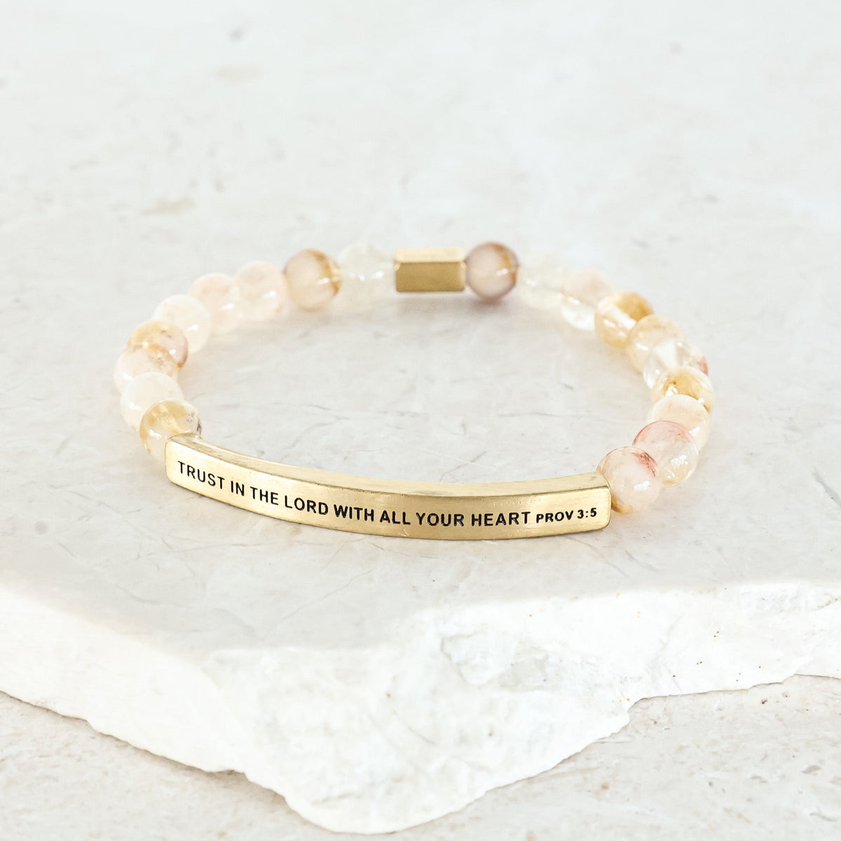engraved inspirational bracelet