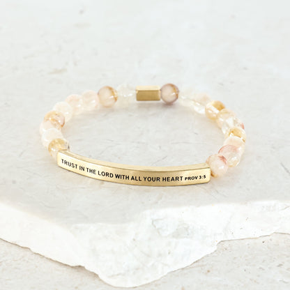 engraved inspirational bracelet