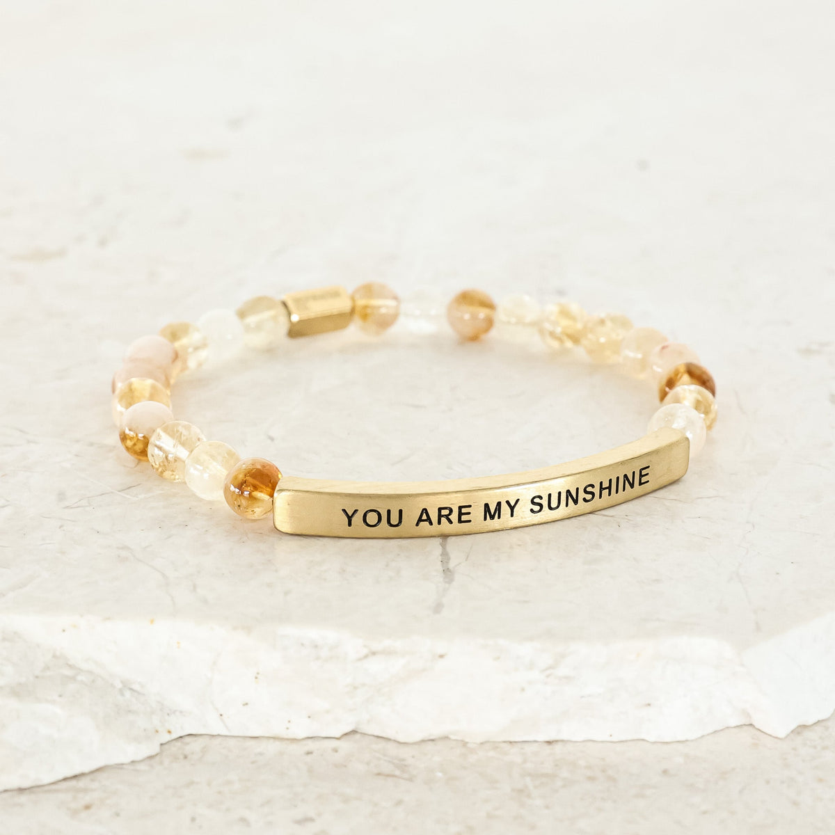 inspirational bracelet designed to carry a loving message wherever you go