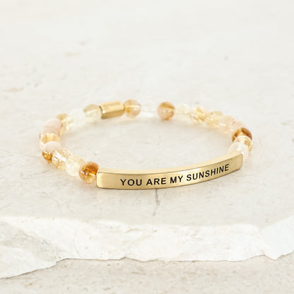 inspirational bracelet designed to carry a loving message wherever you go