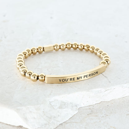 inspirational bracelet celebrating a special soulmate connection