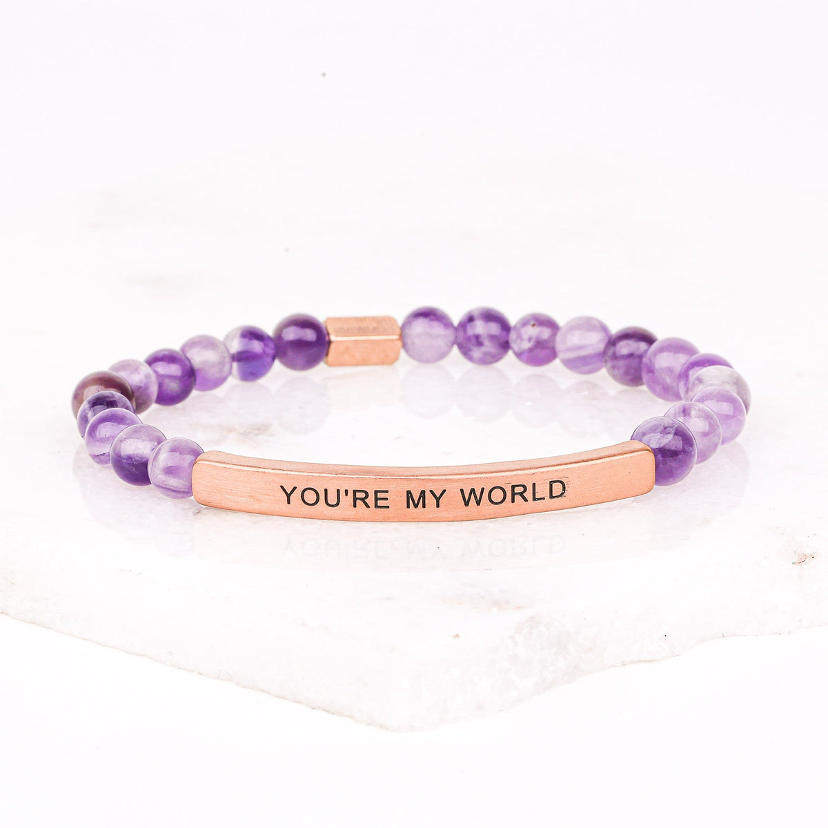 Meaningful love bracelet with You&