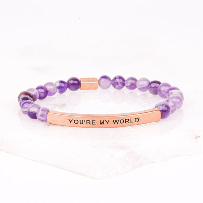 Meaningful love bracelet with You&