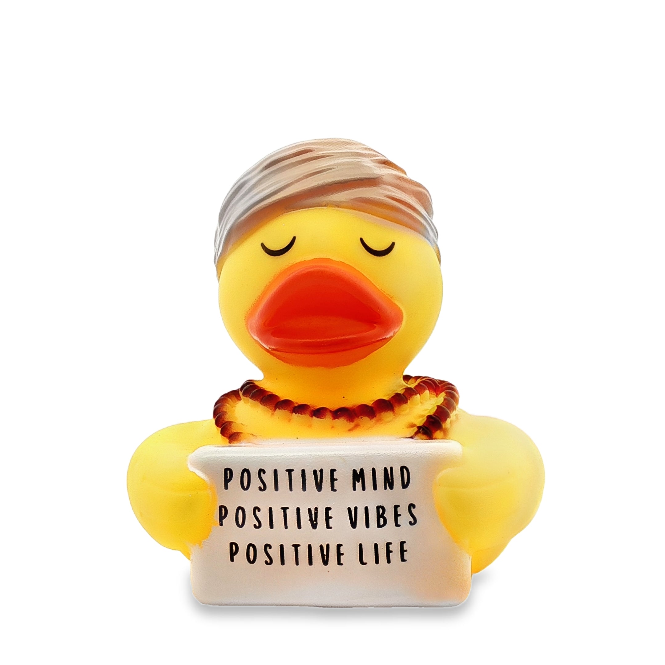 Positive Mind, Positive Vibes, Positive Life. - Aura - Yogi Duck (Collector&