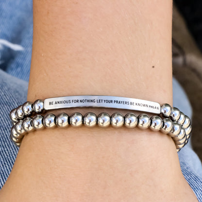 BE ANXIOUS FOR NOTHING LET YOUR PRAYERS BE KNOWN PHIL 4:6 - Inspiration Co.