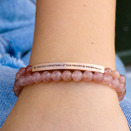 BE ANXIOUS FOR NOTHING LET YOUR PRAYERS BE KNOWN PHIL 4:6 - Inspiration Co.