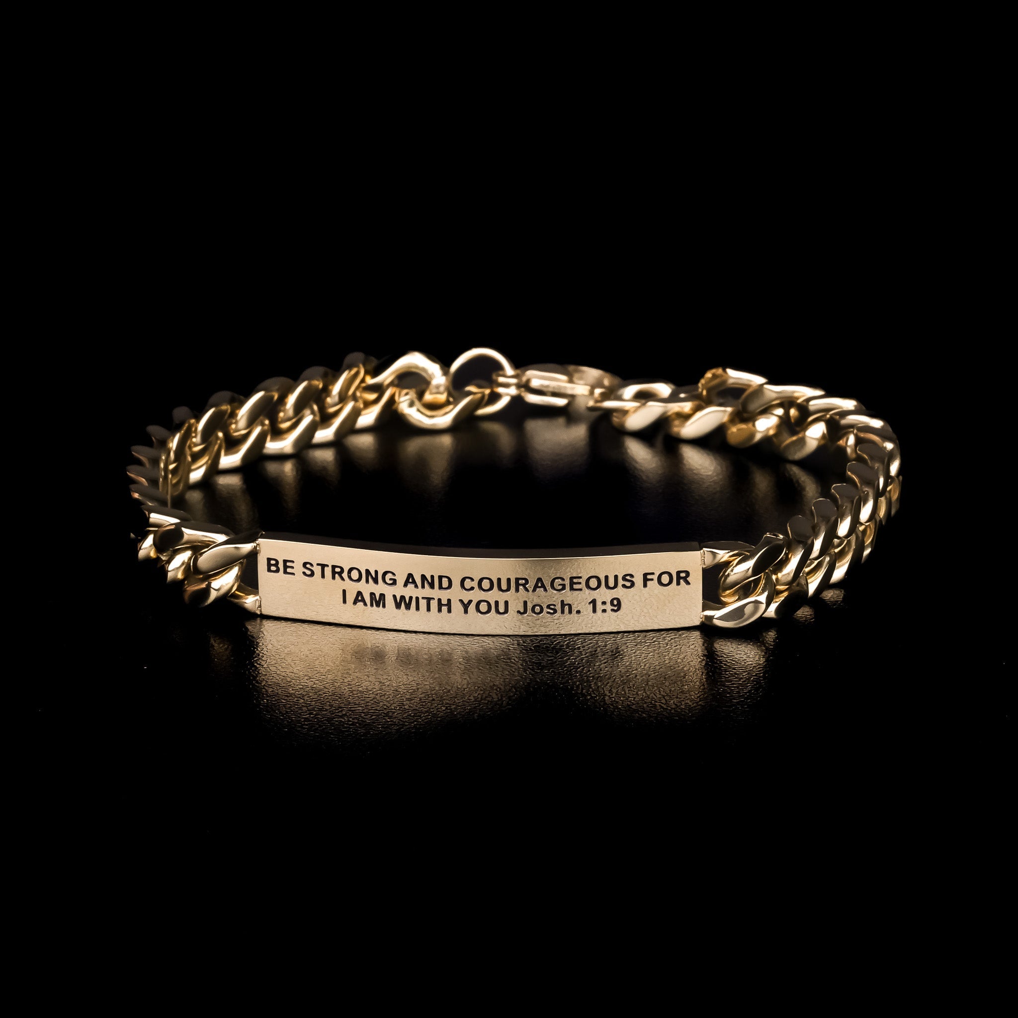 BE STRONG AND COURAGEOUS FOR I AM WITH YOU - MEN&