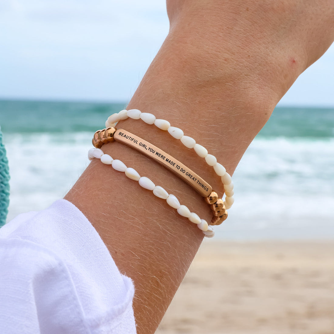 BEACH PEARL - ACCENT BRACELET - Inspiration Co.