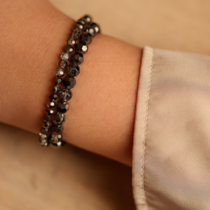 BLACK DIAMOND CRYSTAL - ACCENT BRACELET - Inspiration Co.