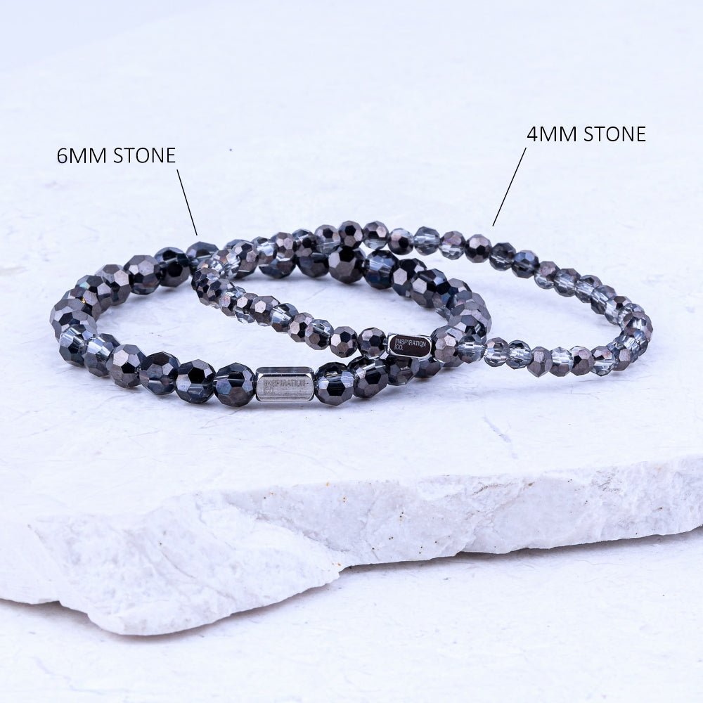 BLACK DIAMOND CRYSTAL - ACCENT BRACELET - Inspiration Co.