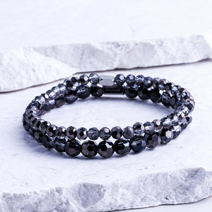 BLACK DIAMOND CRYSTAL - ACCENT BRACELET - Inspiration Co.