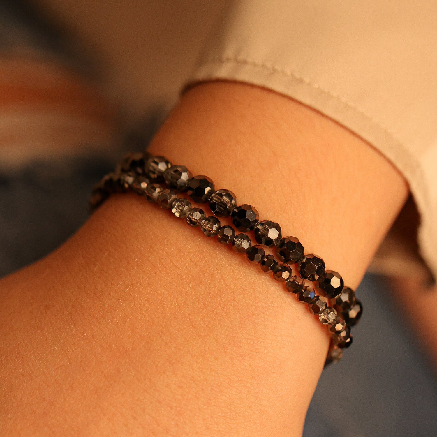 BLACK DIAMOND CRYSTAL - ACCENT BRACELET - Inspiration Co.
