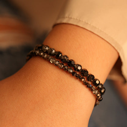 BLACK DIAMOND CRYSTAL - ACCENT BRACELET - Inspiration Co.