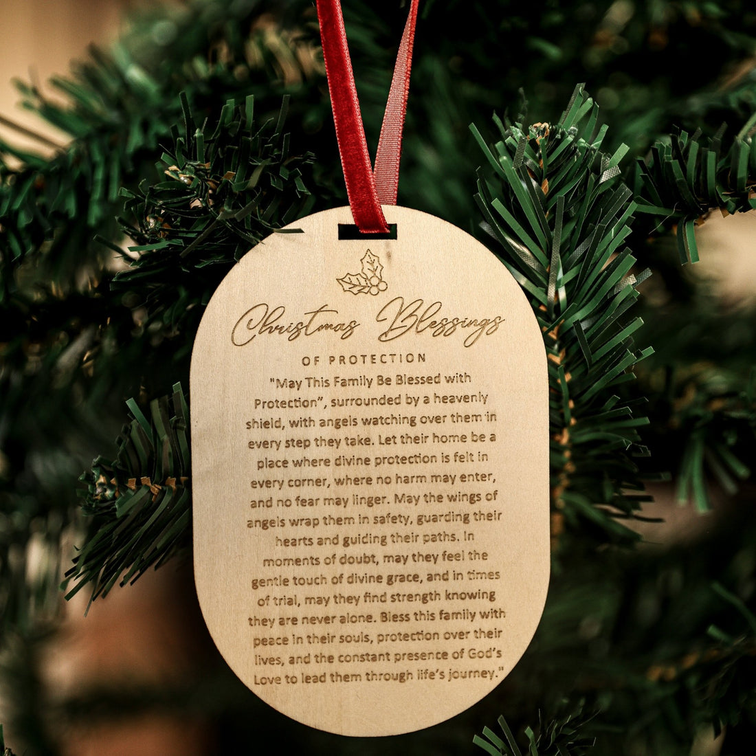 Blessing of Protection - Christmas Blessings Ornament - Inspiration Co.