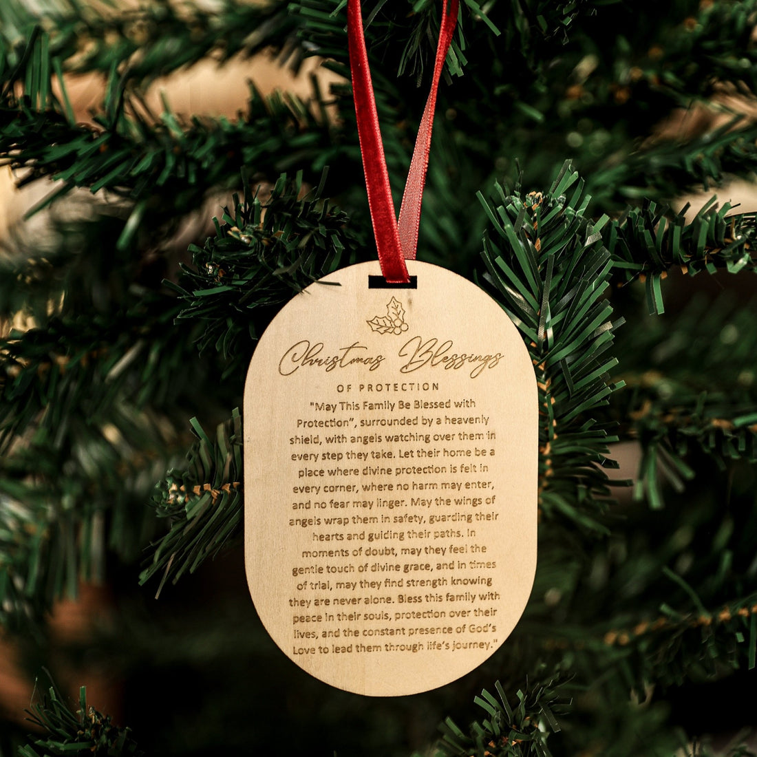 Blessing of Protection - Christmas Blessings Ornament - Inspiration Co.