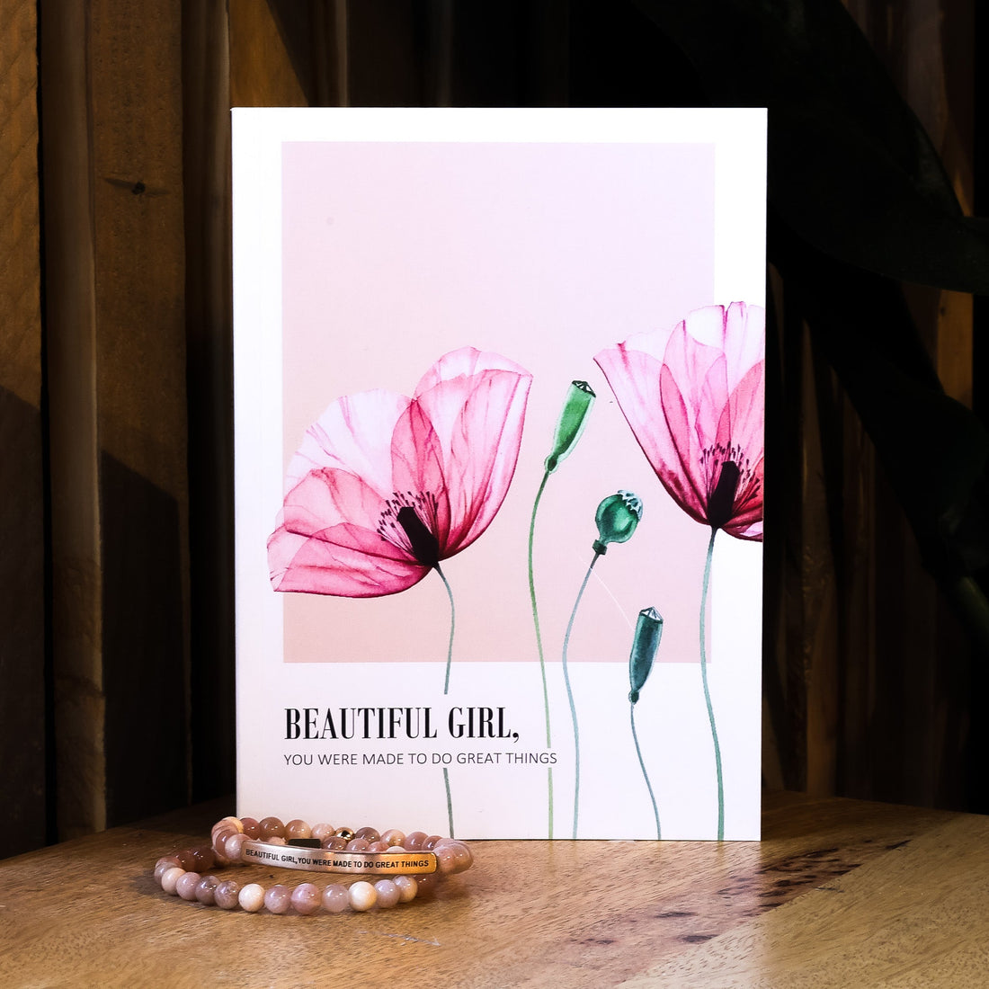 BLOOM JOURNAL - BEAUTIFUL GIRL, YOU WERE MADE TO DO GREAT THINGS - Inspiration Co.