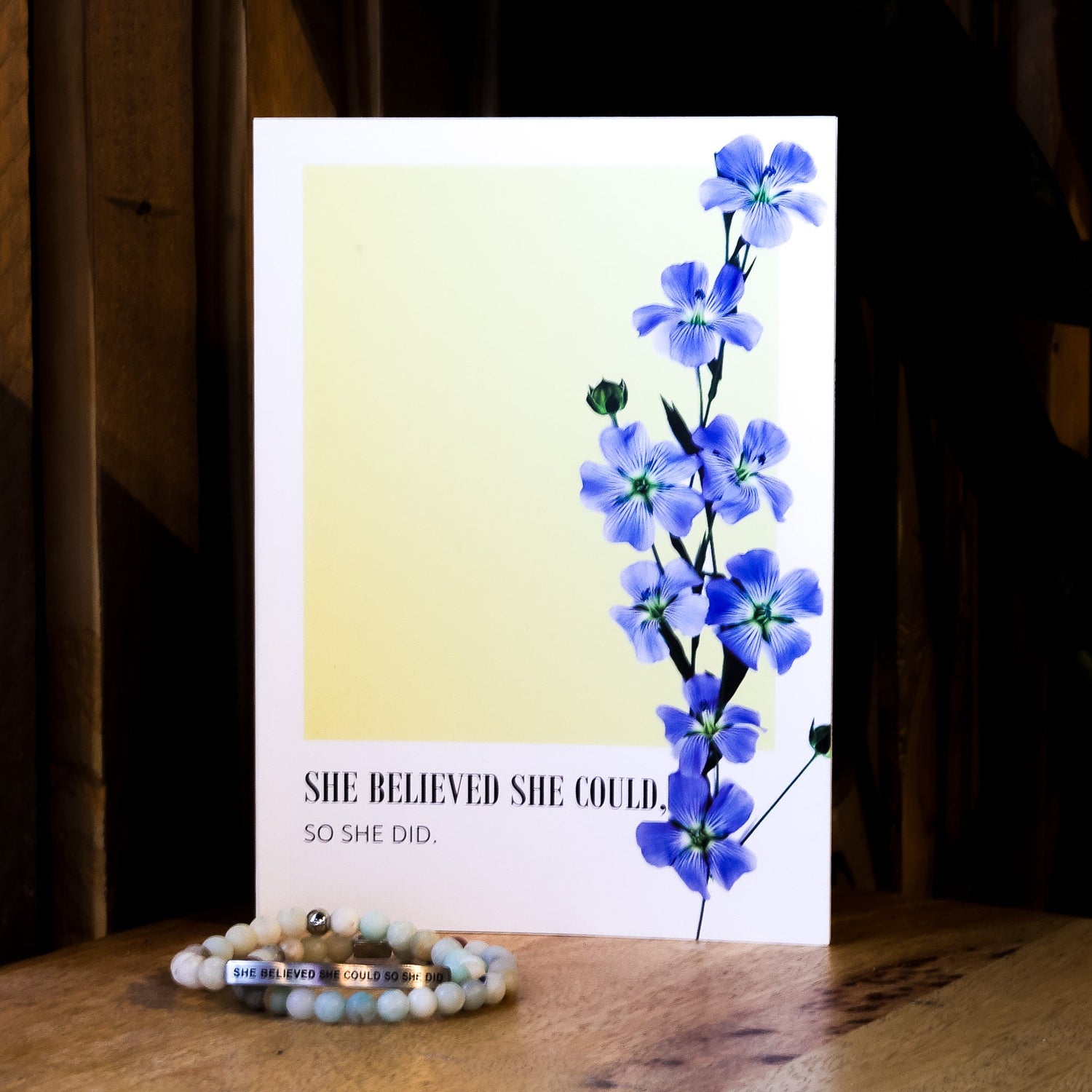 BLOOM JOURNAL - SHE BELIEVED SHE COULD SO SHE DID - Inspiration Co.