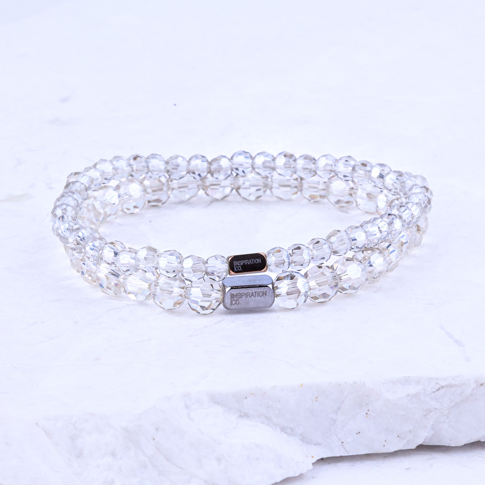 CHAMPAGNE CRYSTAL - ACCENT BRACELET - Inspiration Co.