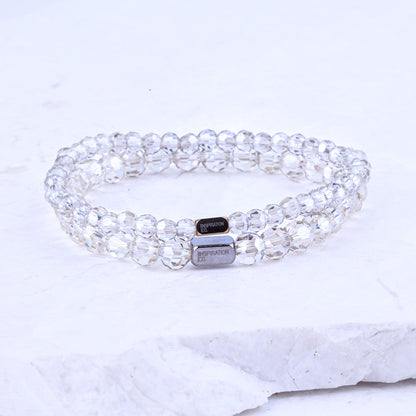 CHAMPAGNE CRYSTAL - ACCENT BRACELET - Inspiration Co.