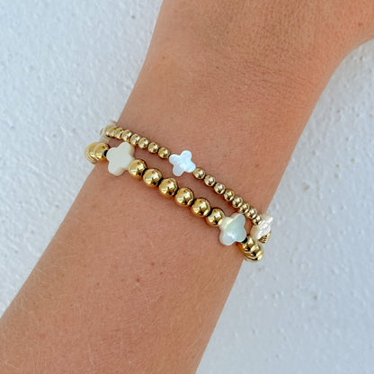CLOVER BRACELET - MOTHER OF PEARL - Inspiration Co.