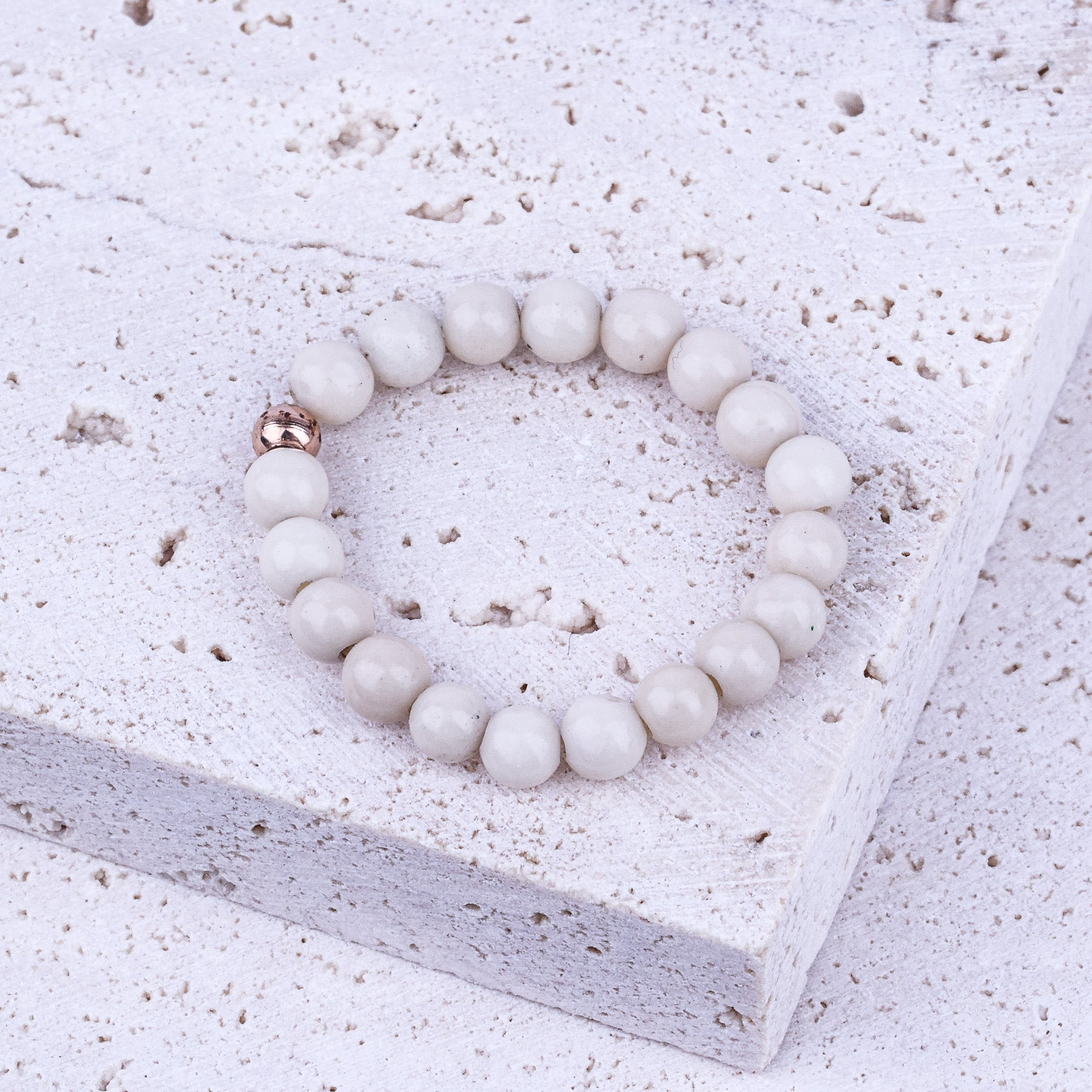 EARTHSTONE STRETCH RING - MATTE JASPER - Inspiration Co.