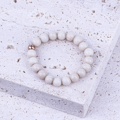 EARTHSTONE STRETCH RING - MATTE JASPER - Inspiration Co.