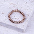EARTHSTONE STRETCH RING - ROSE GOLD - Inspiration Co.