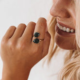 Emerald Teardrop Ring - Inspiration Co.