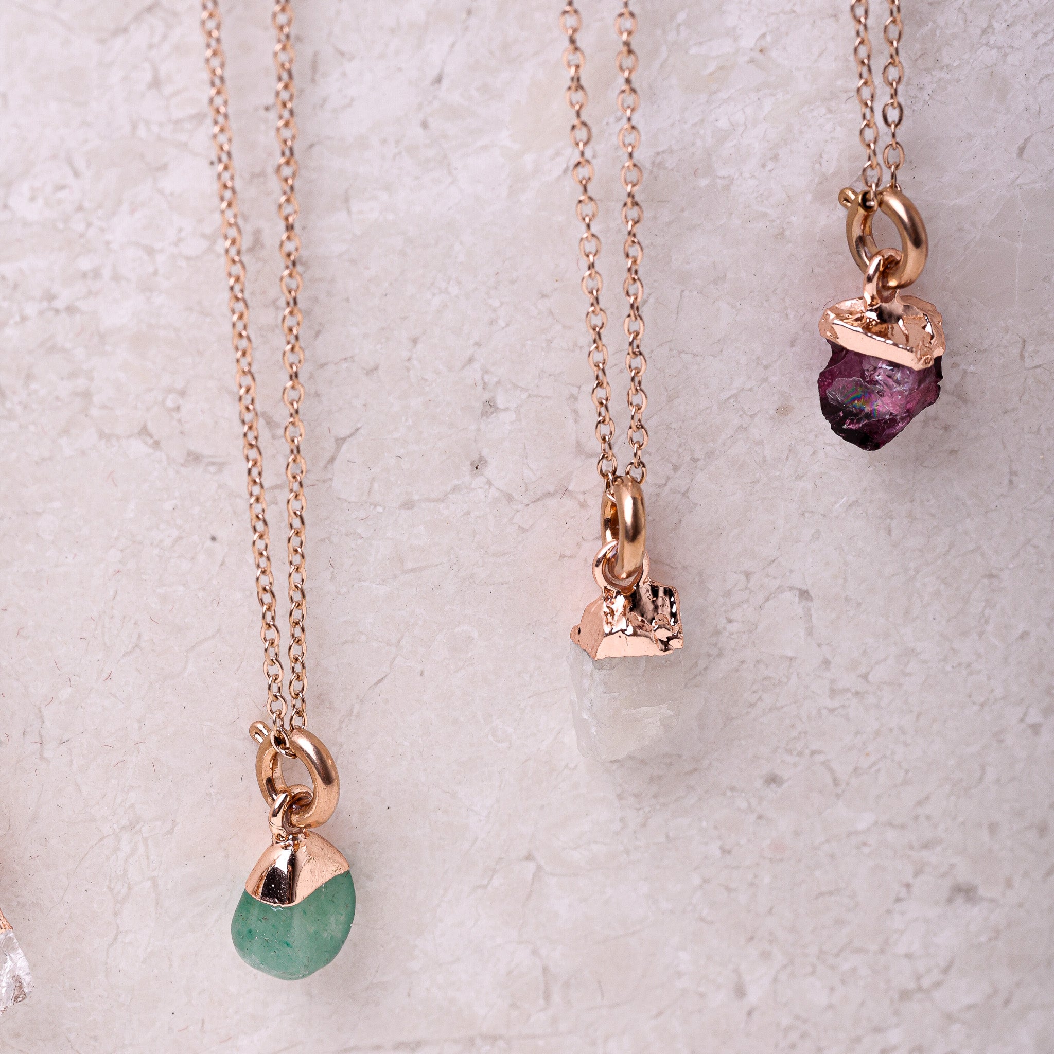 Emerald(MAY) Raw Birthstone Charm - Inspiration Co.