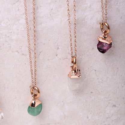 Emerald(MAY) Raw Birthstone Charm - Inspiration Co.